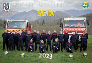 Calendrier 2023 des sapeur-pompiers de Seix