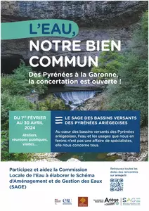 Schéma d'Aménagement et de Gestion des Eaux (SAGE) des bassins versants des Pyrénées ariégeoises